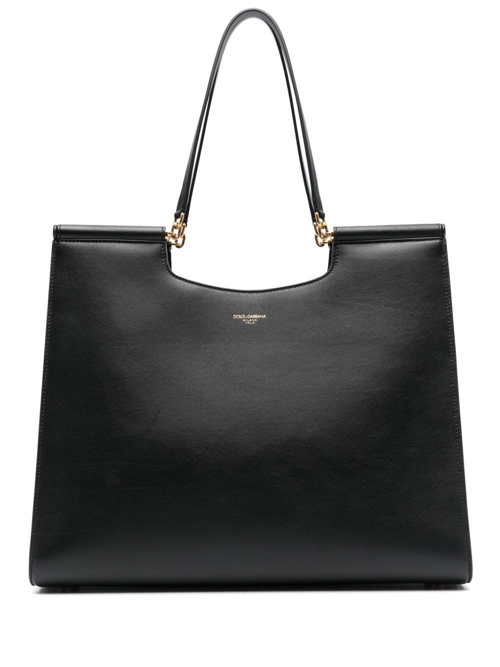 Dolce & Gabbana Sicily Large Leather Tote Bag