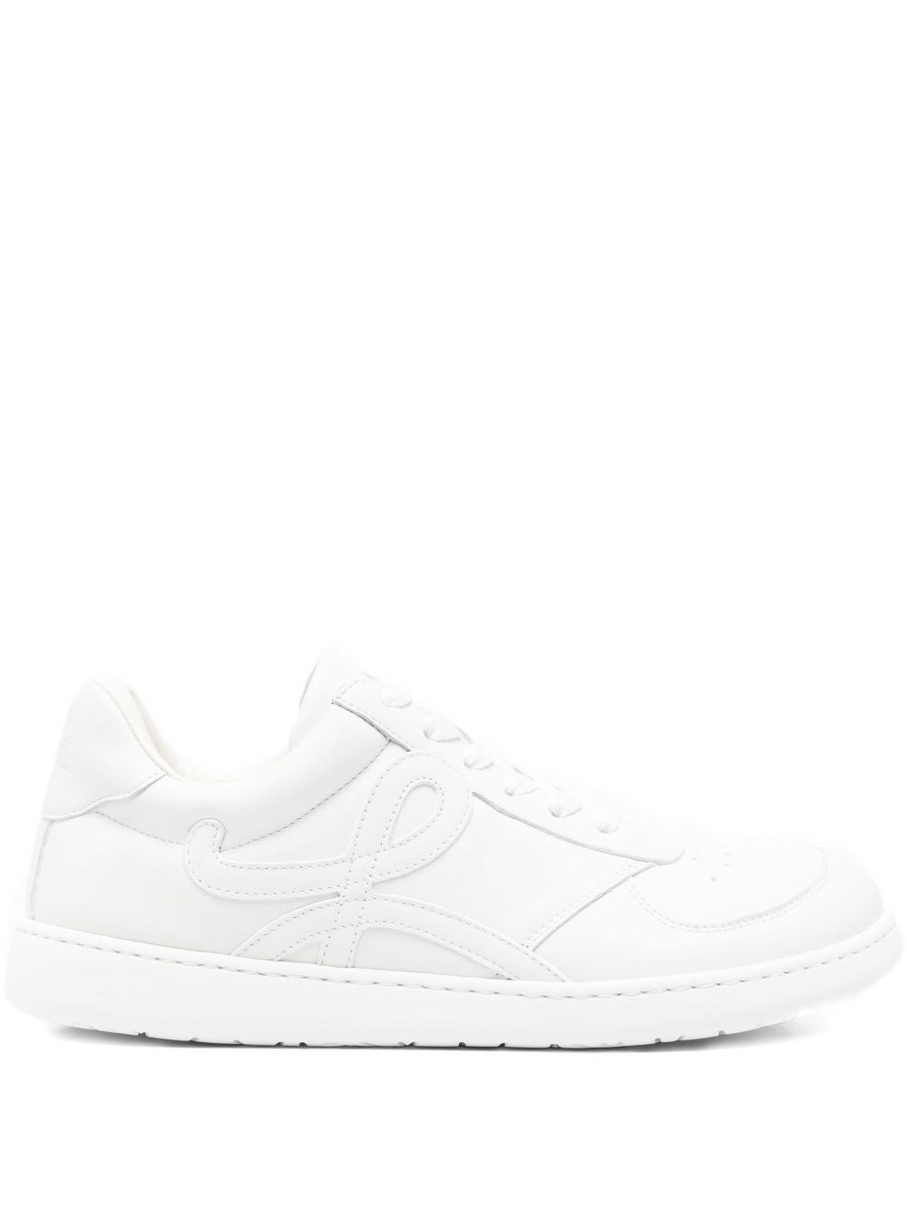 Loewe Jambo Sneakers In Soft Grained Calfskin In White