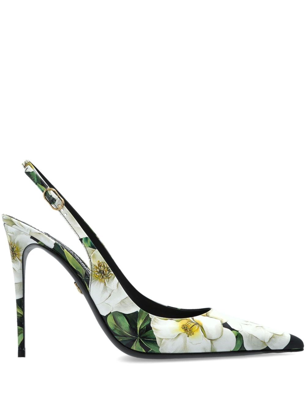 Dolce & Gabbana Women's Printed Polish Slingback Pumps