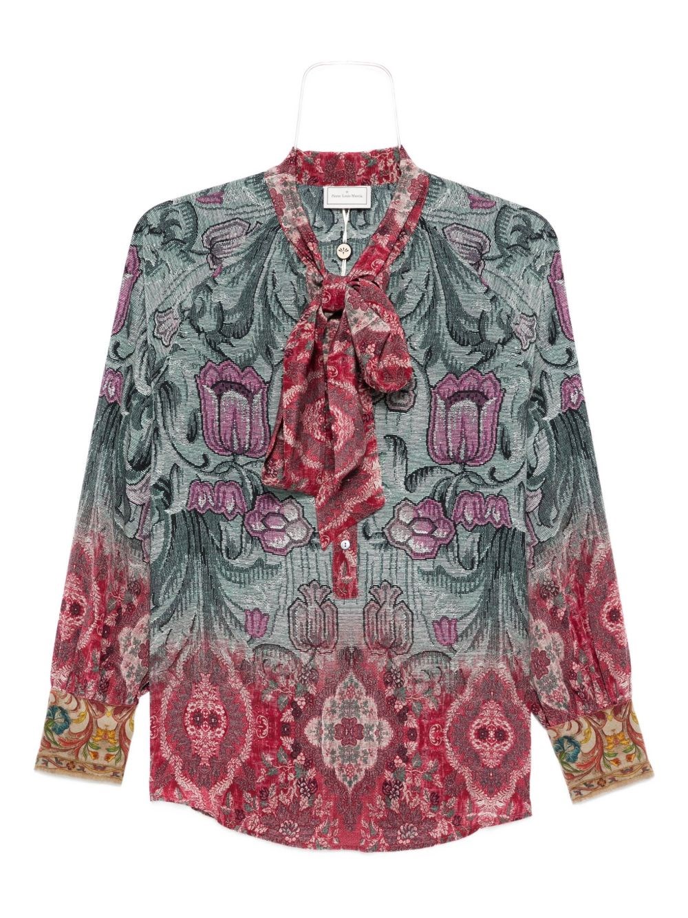 Pierre Louis Mascia Printed Silk Shirt