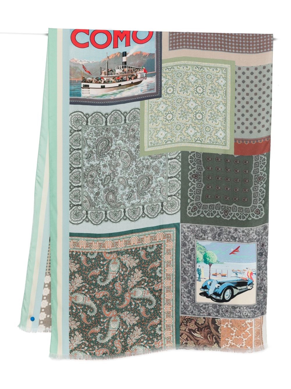 Lago Di Como Silk Printed Scarf - Pierre Louis Mascia - Modalova