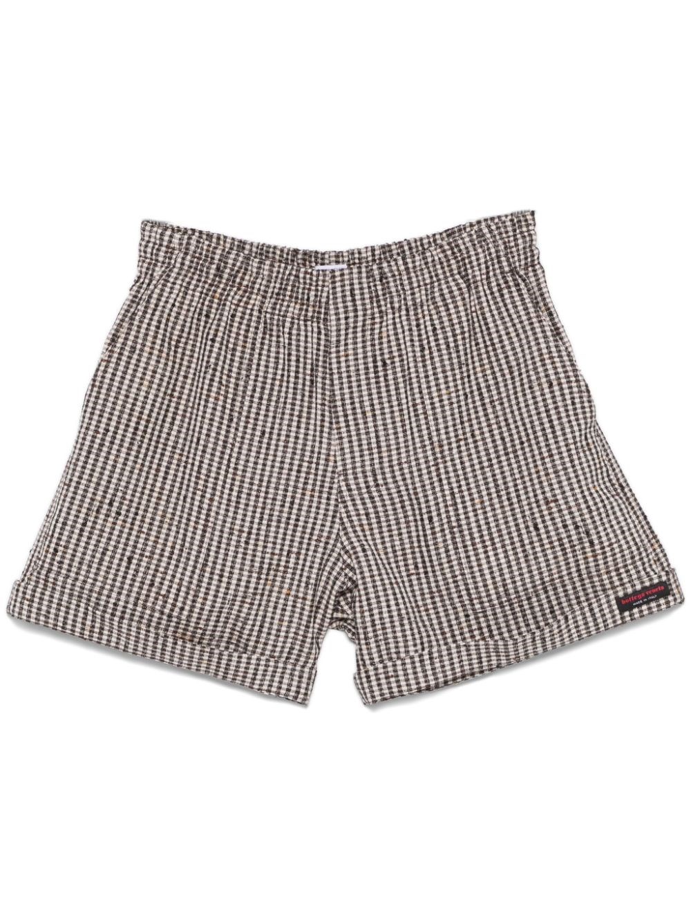 Shorts Knotted Viscose Mini Check - Bottega Veneta - Modalova