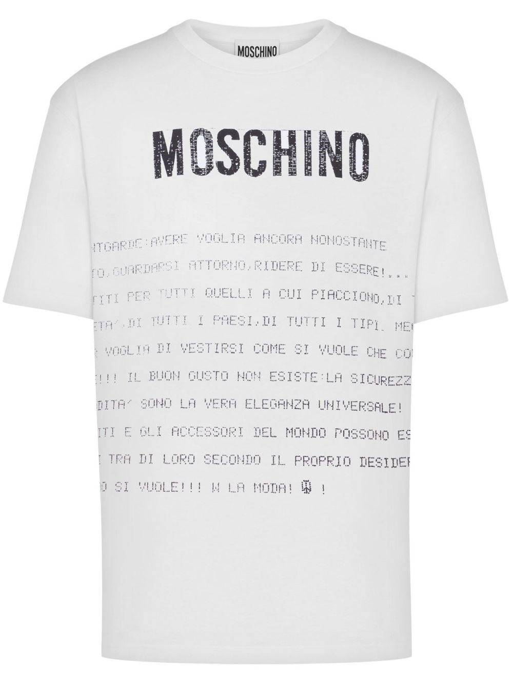 Moschino Printed T-Shirt - Moschino - Modalova