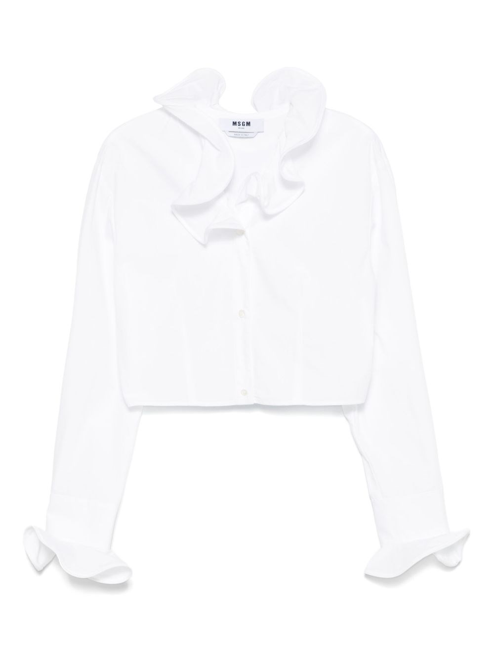 MSGM Crop Shirt - MSGM - Modalova