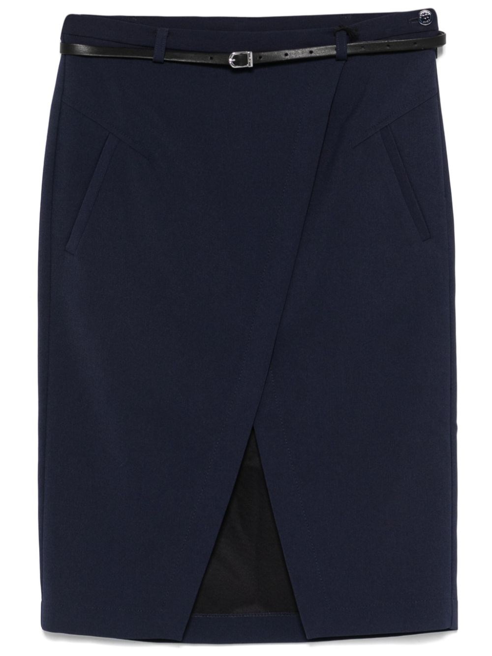 Patrizia Pepe Mini Skirt With Belt - Patrizia Pepe - Modalova
