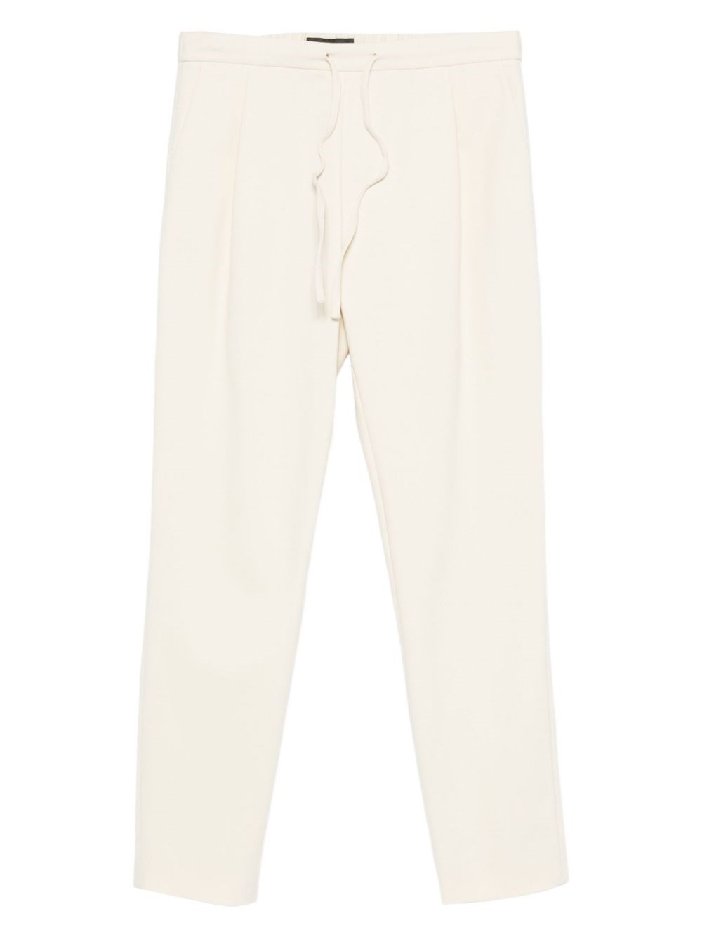 Fabiana Filippi Pleated-detail Drawstring Trousers In Neutral