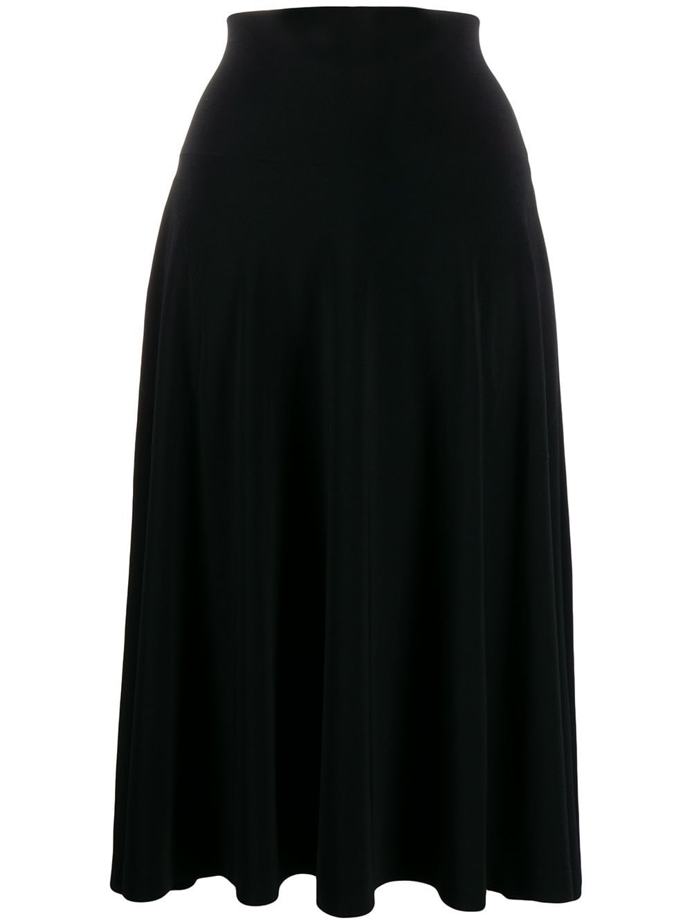 Norma Kamali Flared Jersey Skirt - Norma Kamali - Modalova