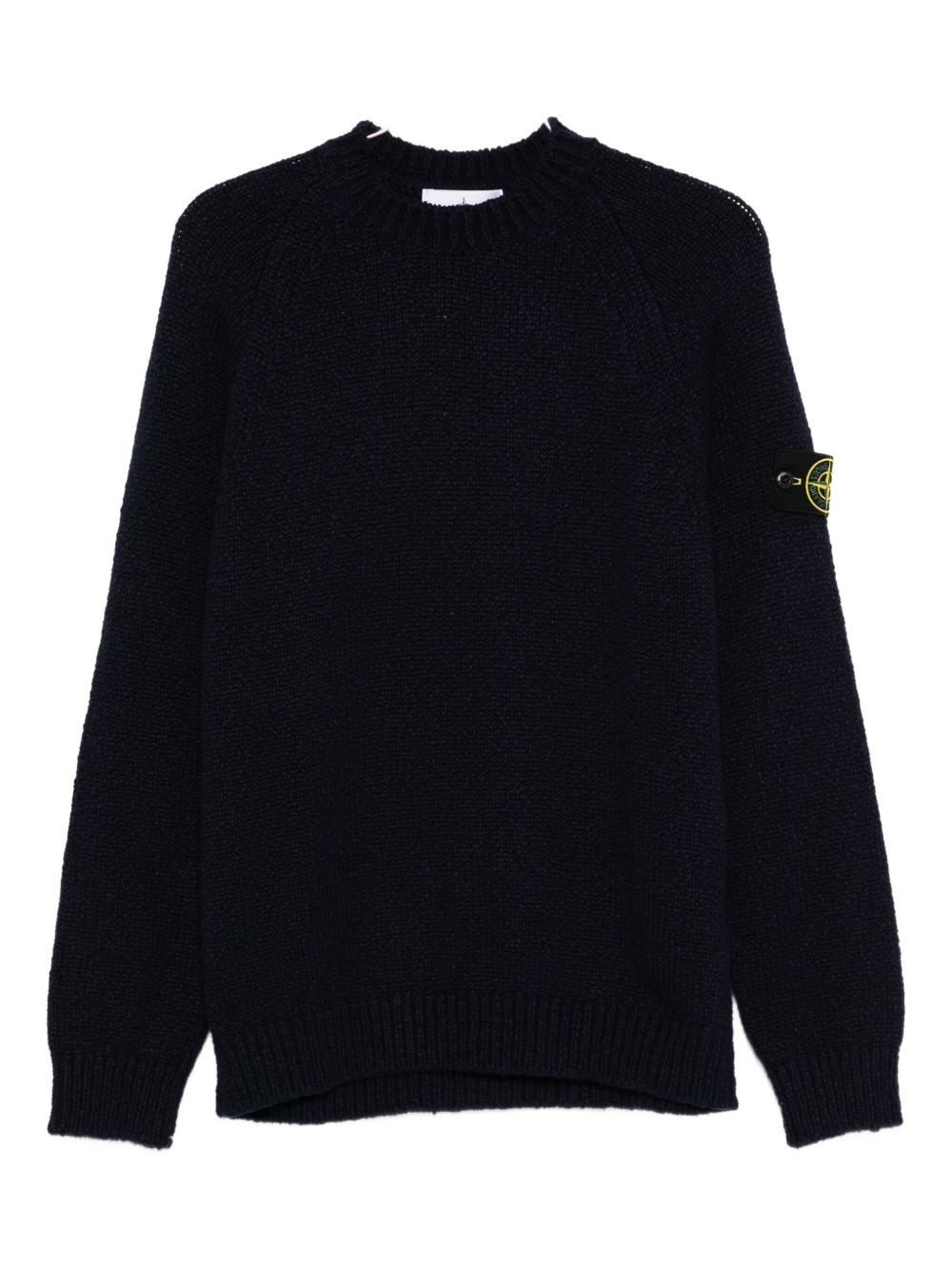 Stone Island Wool Crewneck Sweater - Stone Island - Modalova