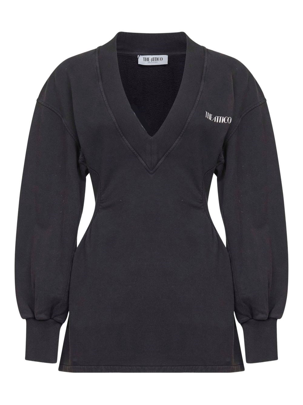 The Attico Cotton Mini Dress - The Attico - Modalova