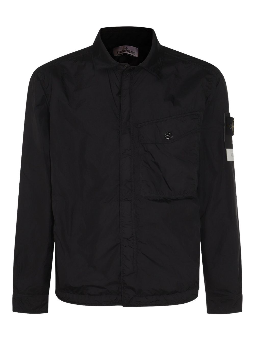 Stone Island Nylon Blouson Jacket In Black