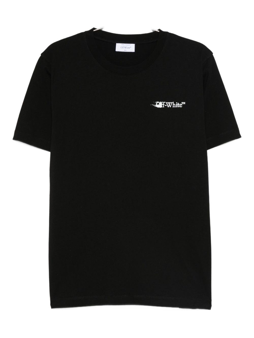 Off-white Arrow Print Crewneck Short Sleeve T-shirt In Black