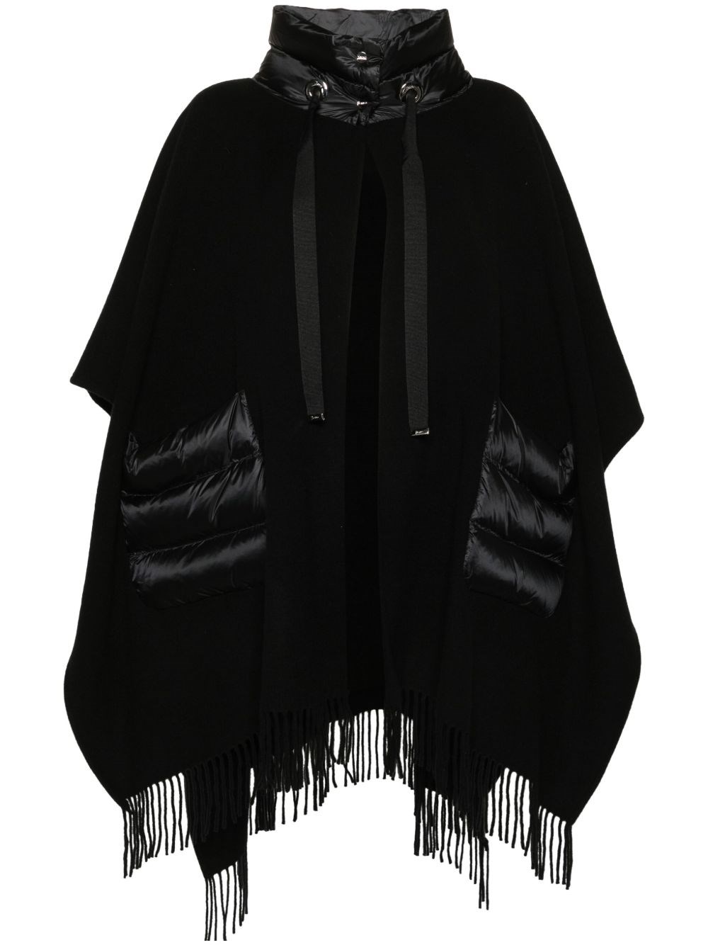 Herno Wool And Nylon Cape - Herno - Modalova