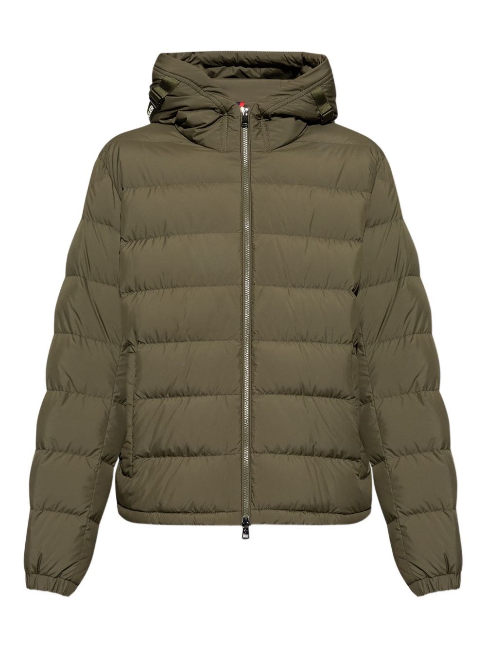 Moncler Laveraet Short Down Jacket In Green