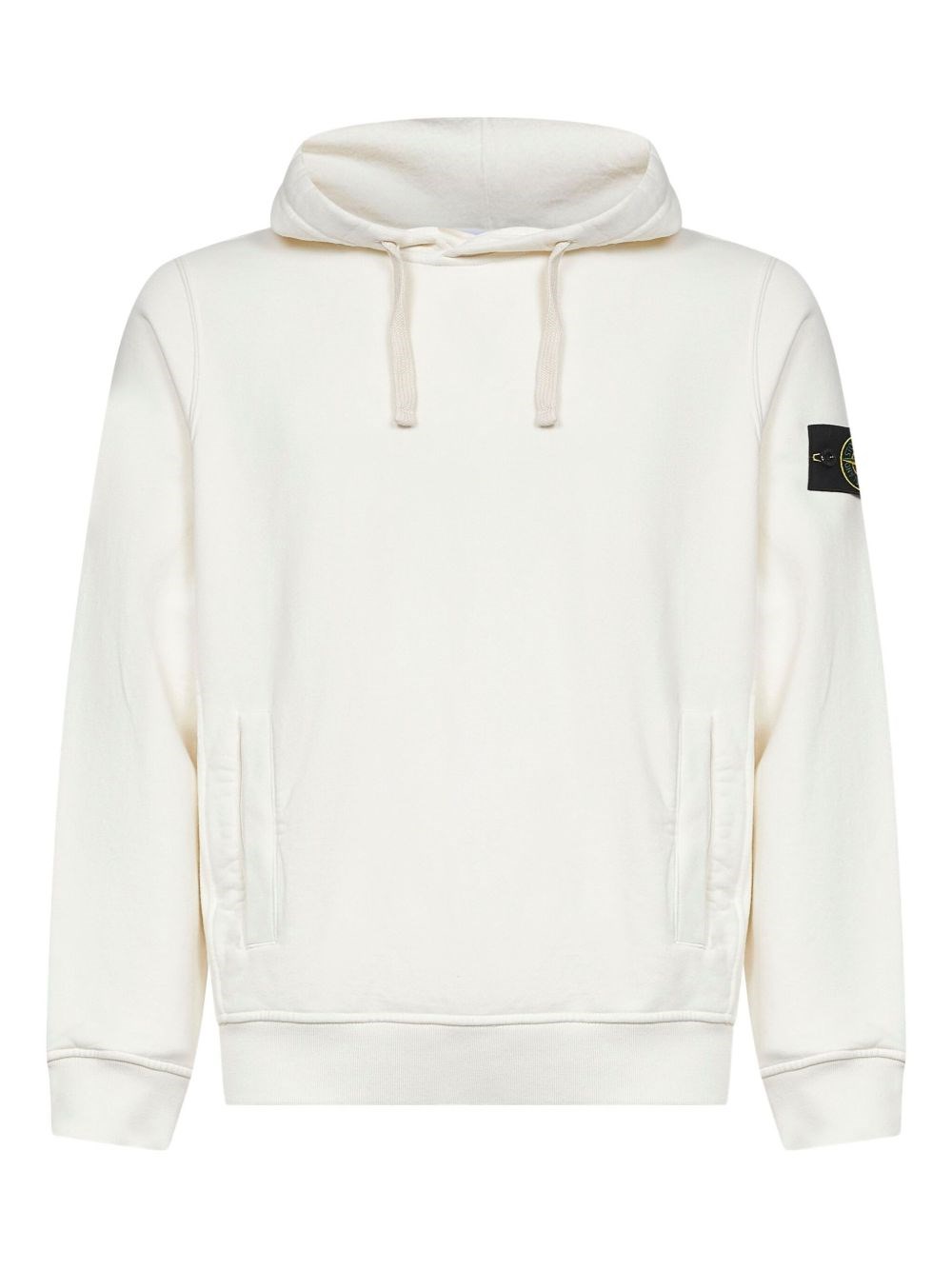 Stone Island Logo Cotton Hoodie - Stone Island - Modalova