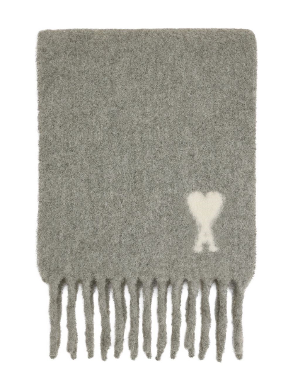Ami Paris Ami De Coeur Wool Scarf - Ami Paris - Modalova