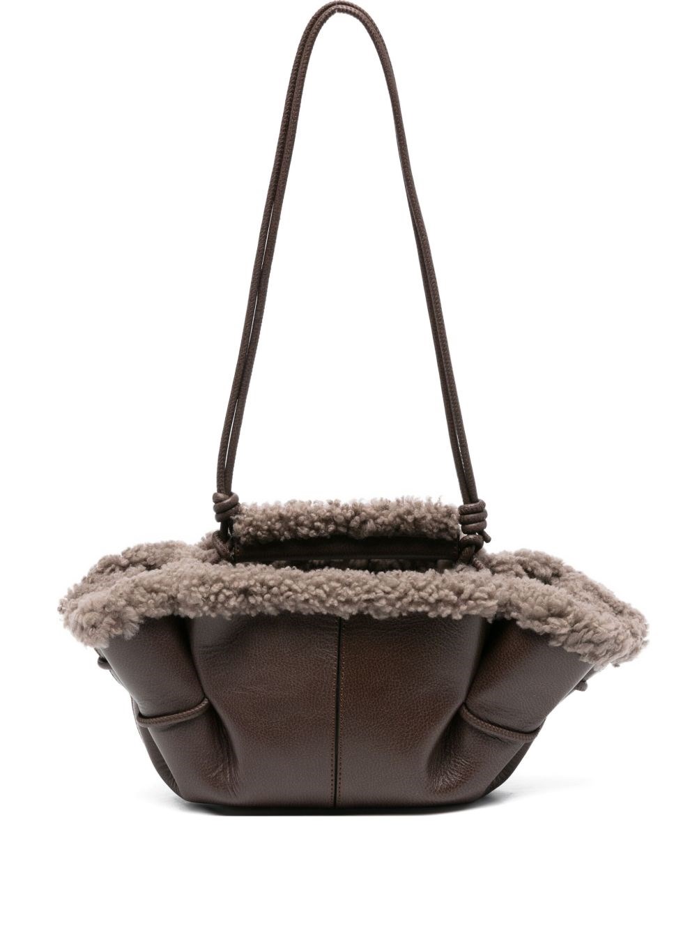 Hereu Women Arta Mini Leather Handbag In Brown