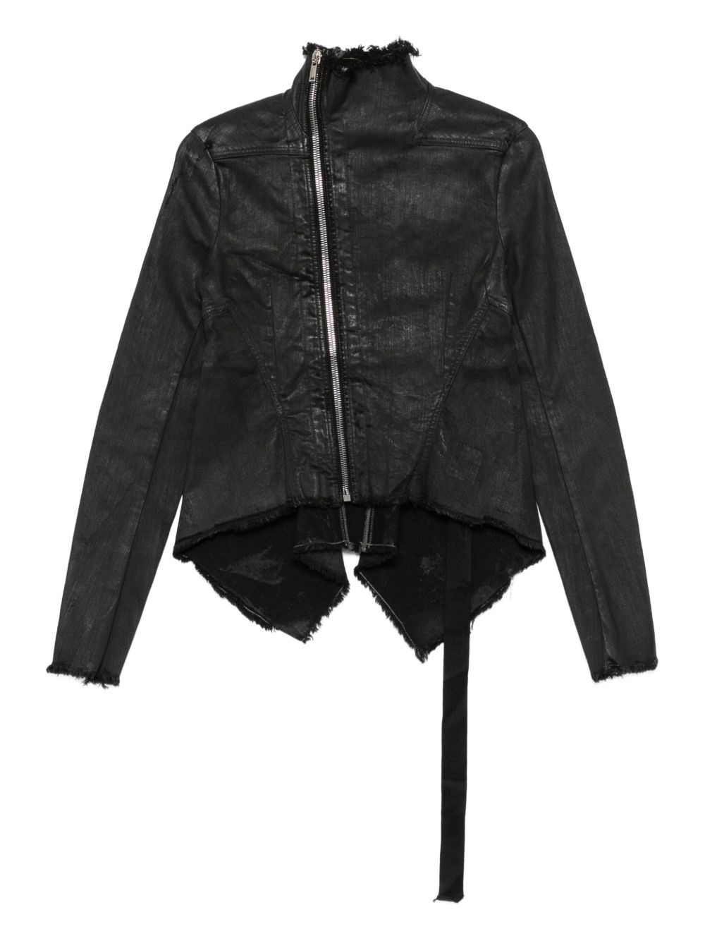 Rick Owens Drkshdw Asymmetrical-zip Jacket In Black