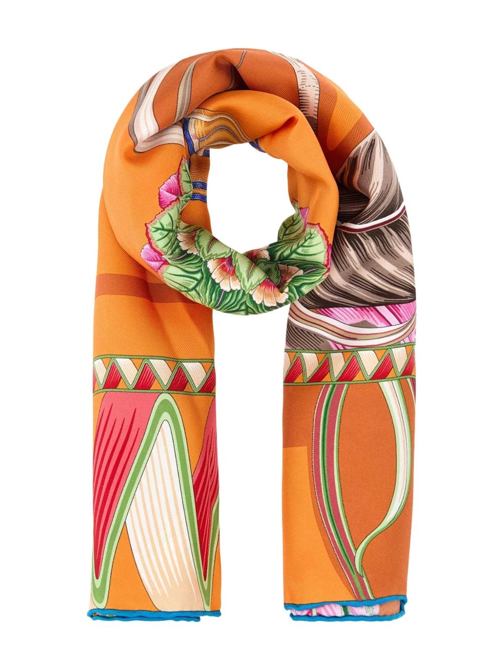 Ferragamo Printed Silk Foulard - Ferragamo - Modalova