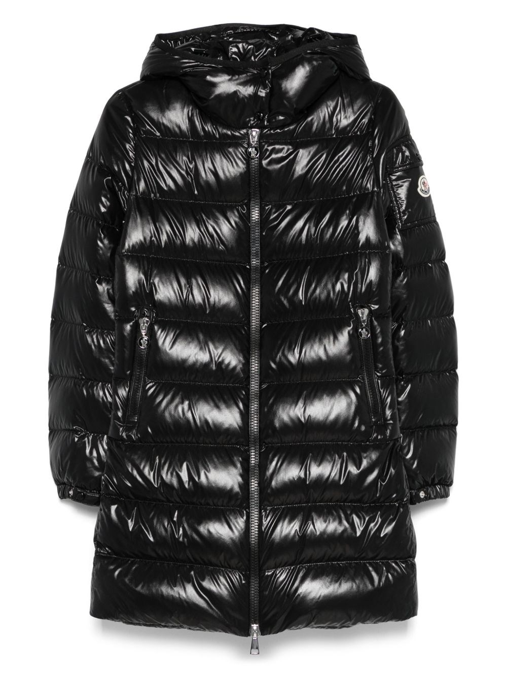 Moncler Courcelles Hooded Mid-length Down Jacket