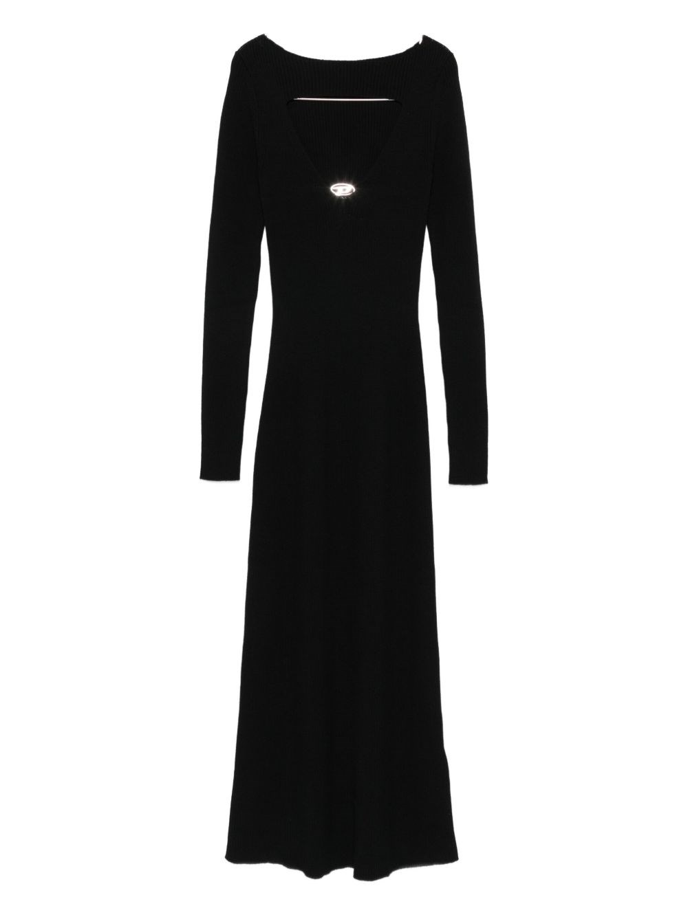 Diesel Wool Cut-Out Long Dress - Diesel - Modalova