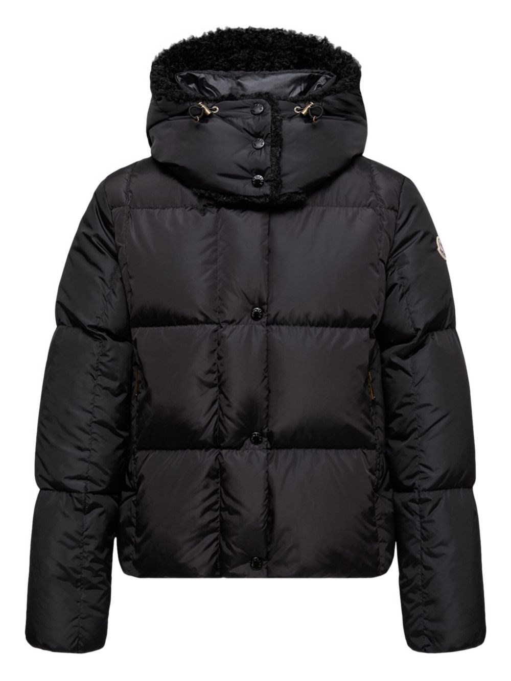 Moncler Castelnou Short Down Jacket In Black