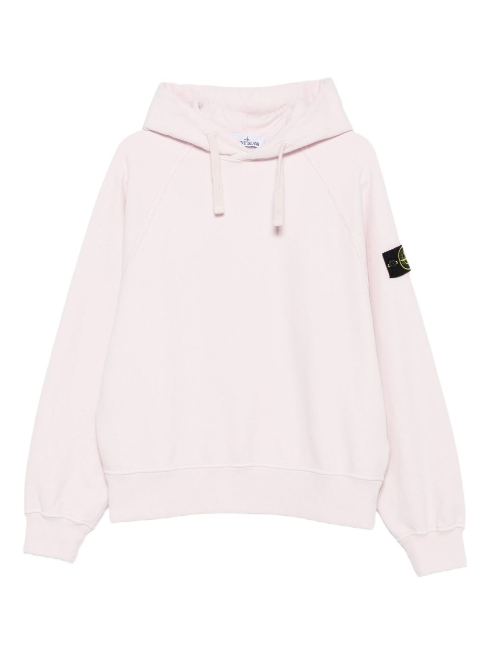 Stone Island Logo Cotton Hoodie - Stone Island - Modalova