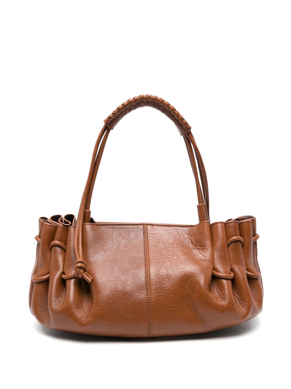 Hereu Women Arta Medium Leather Shoulder Bag In Brown