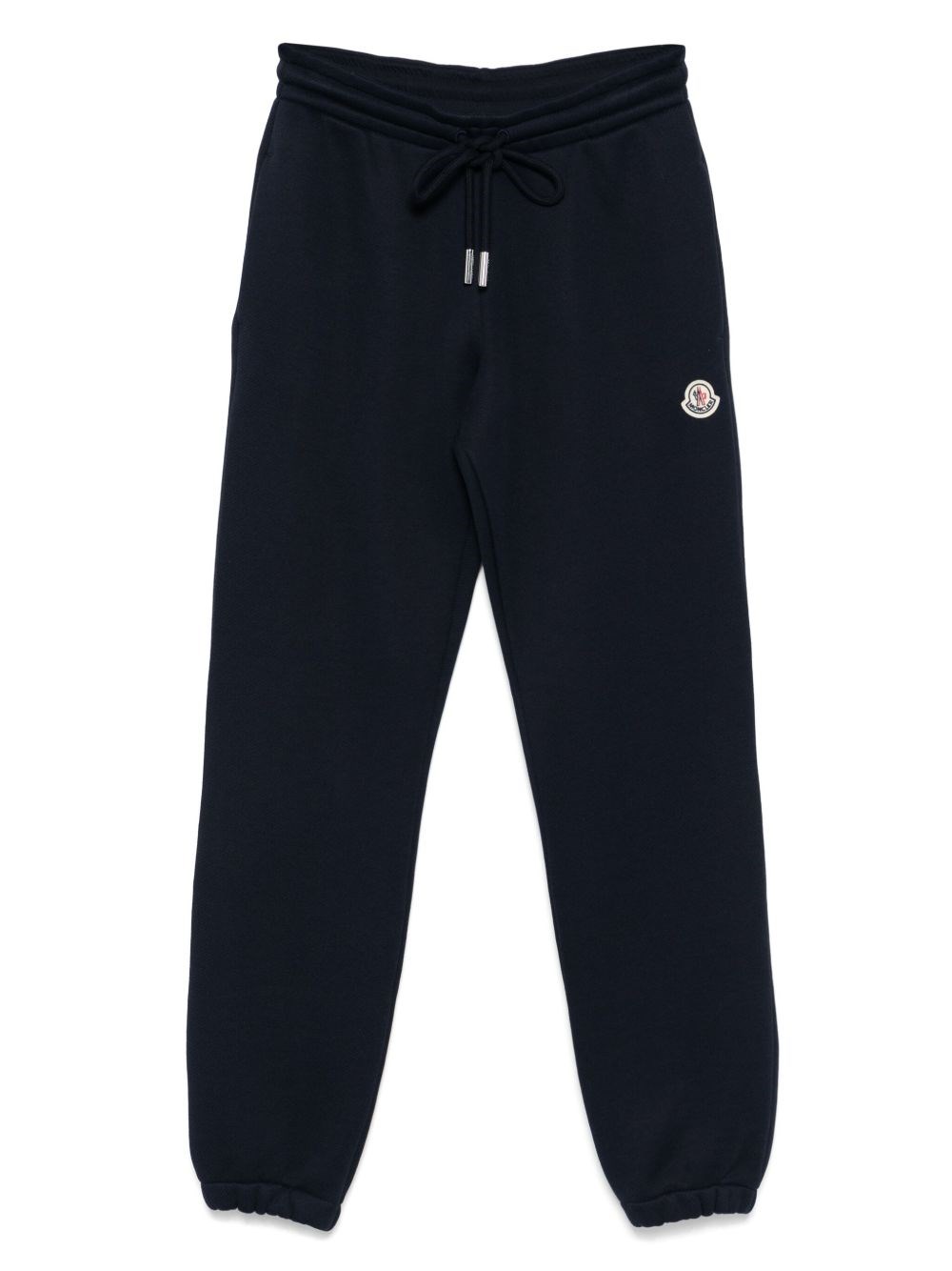 Moncler Logo Cotton Sweatpants In Black