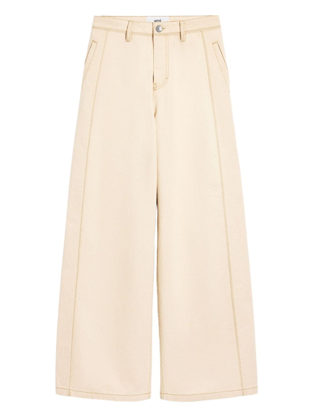 Ami Paris Super Wide Denim Jeans - Ami Paris - Modalova