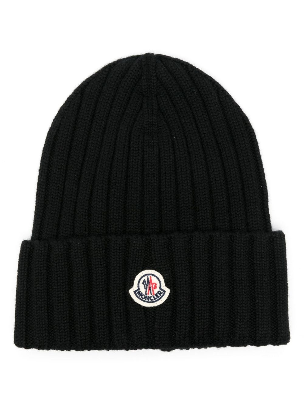 Moncler Logo Wool Beanie - Moncler - Modalova