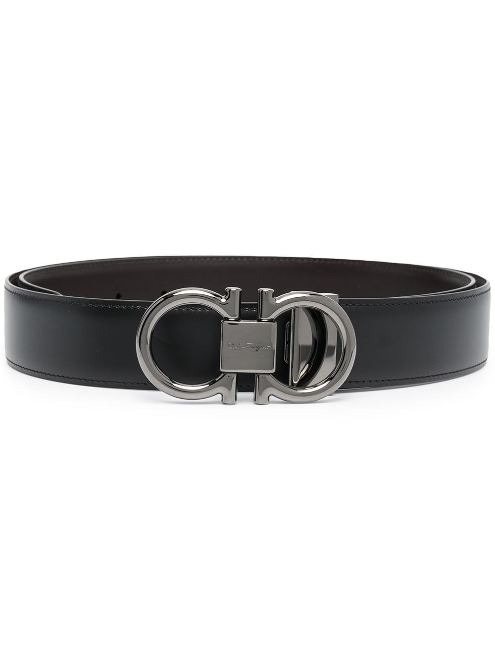 Ferragamo Gancini Leather Belt - Ferragamo - Modalova