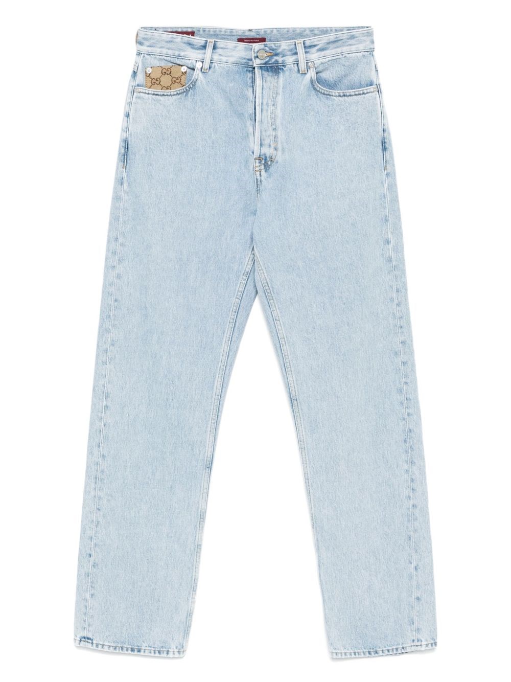 Gucci Men Denim Cotton Jeans In Blue