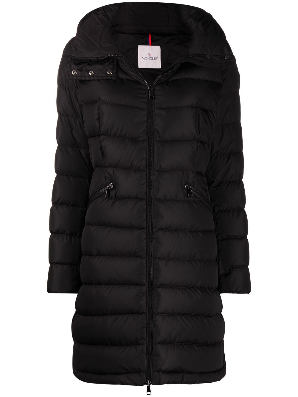 Moncler Flammette Long Down Jacket - Moncler - Modalova