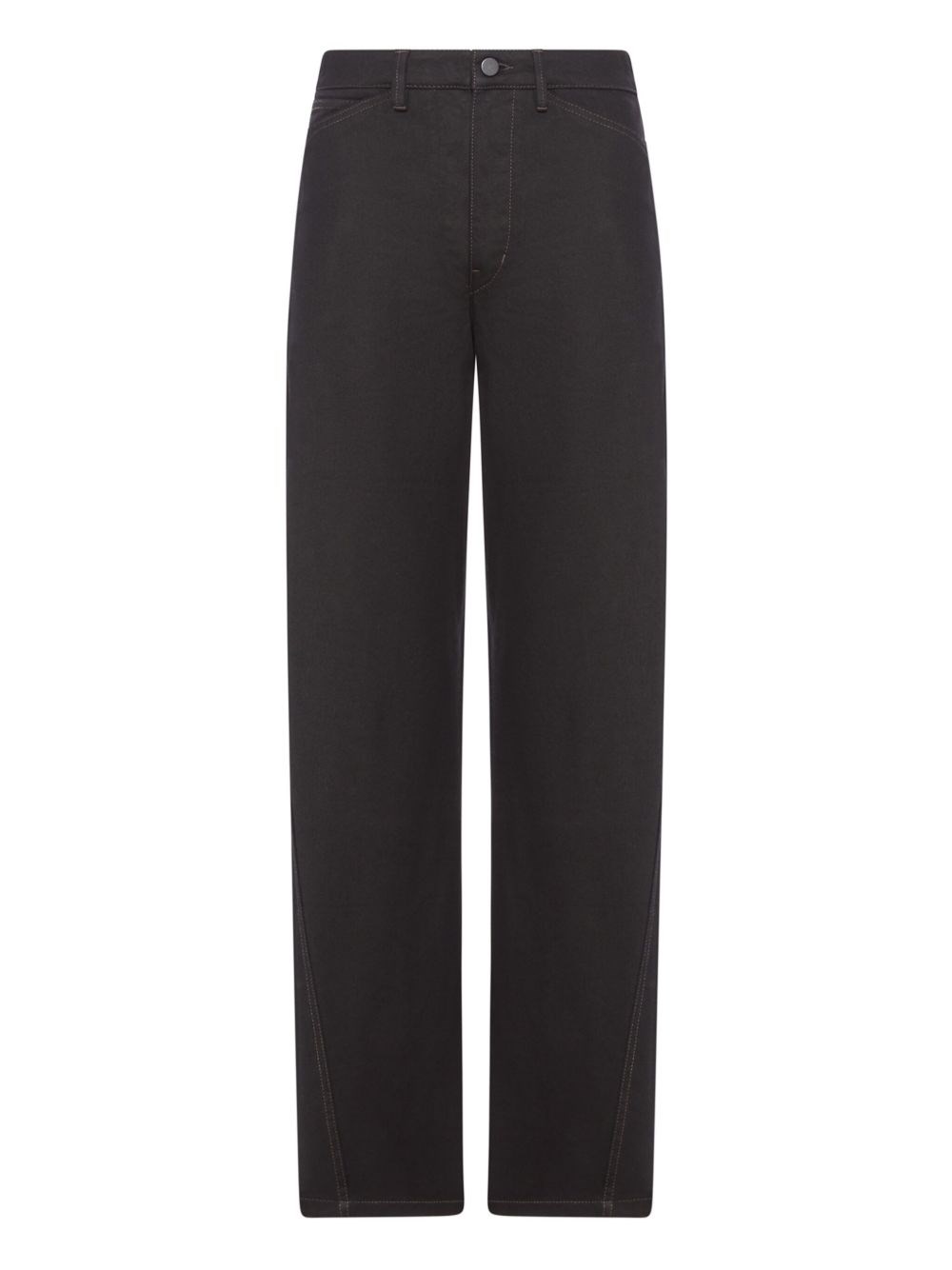 Lemaire Five Pockets Twisted Pants In Black