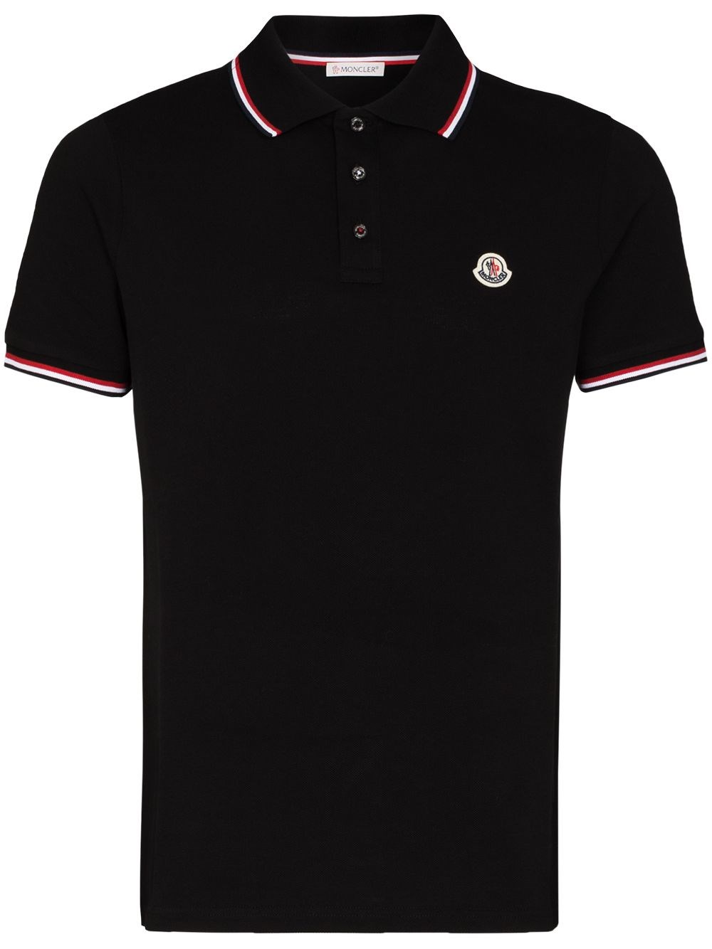 Moncler Logo Cotton Polo Shirt - Moncler - Modalova