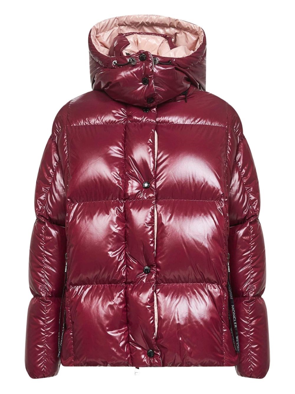 Moncler Parana Short Down Jacket In Red