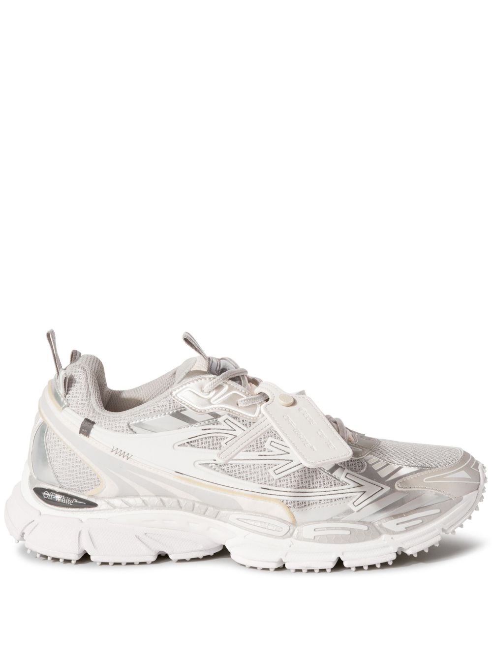 Off-white Off White Be Right Back Sneakers In Silver