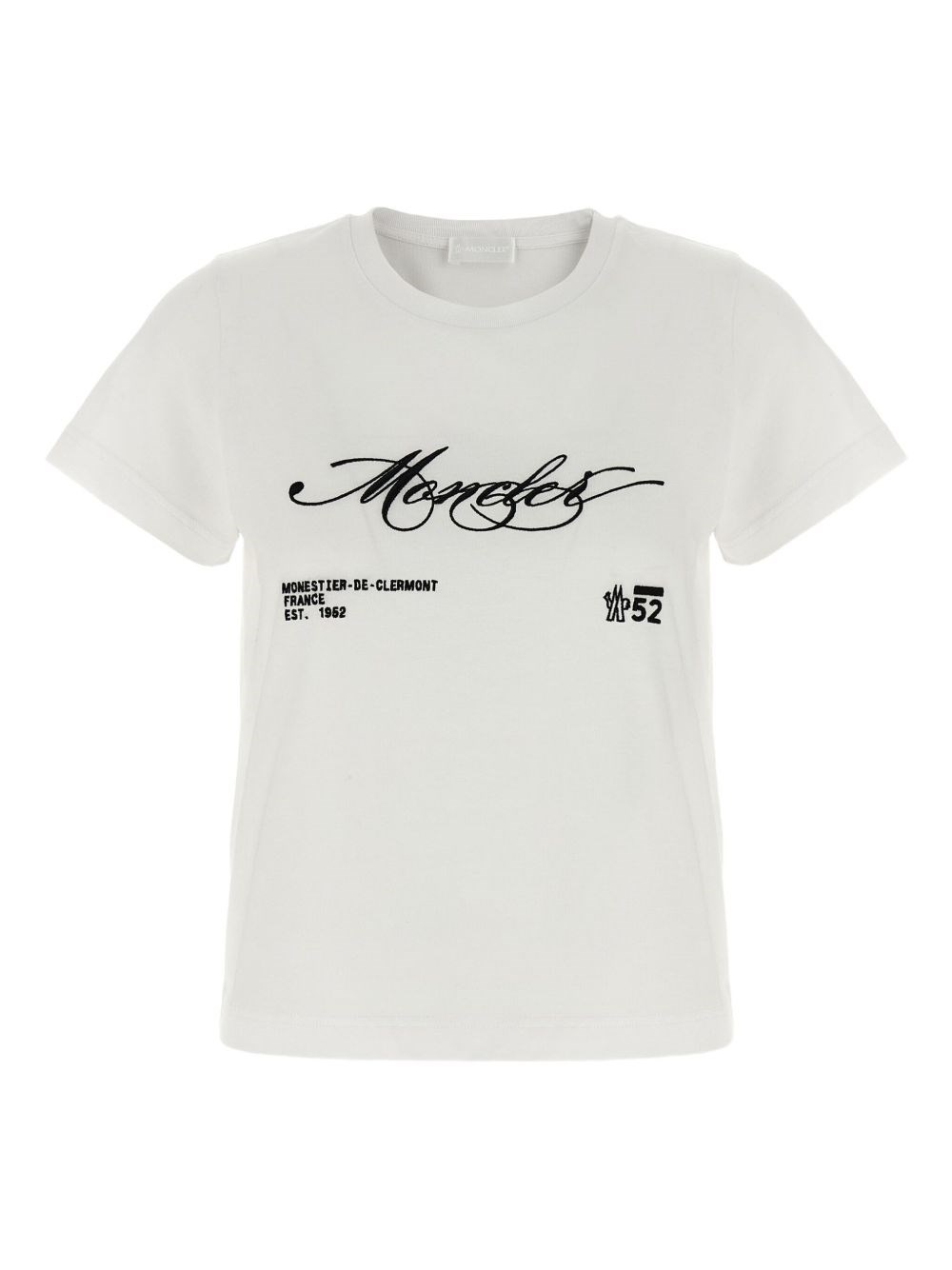 Moncler Logo Cotton T-Shirt - Moncler - Modalova