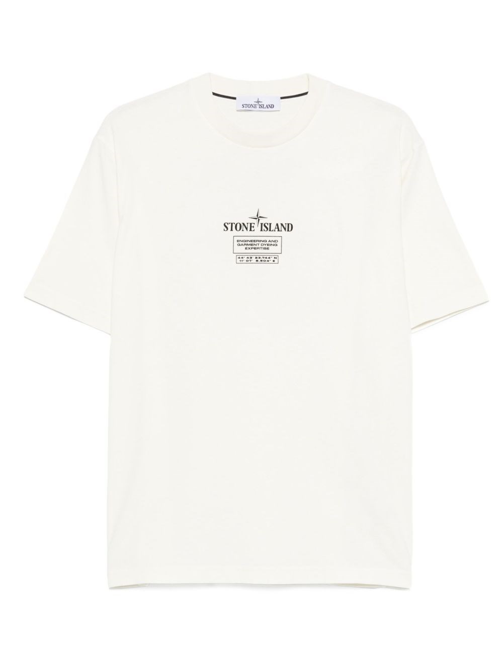 Archive Logo Cotton T-Shirt - Stone Island - Modalova