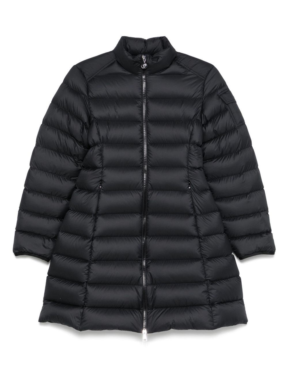 Moncler Igesse Long Down Jacket In Blue