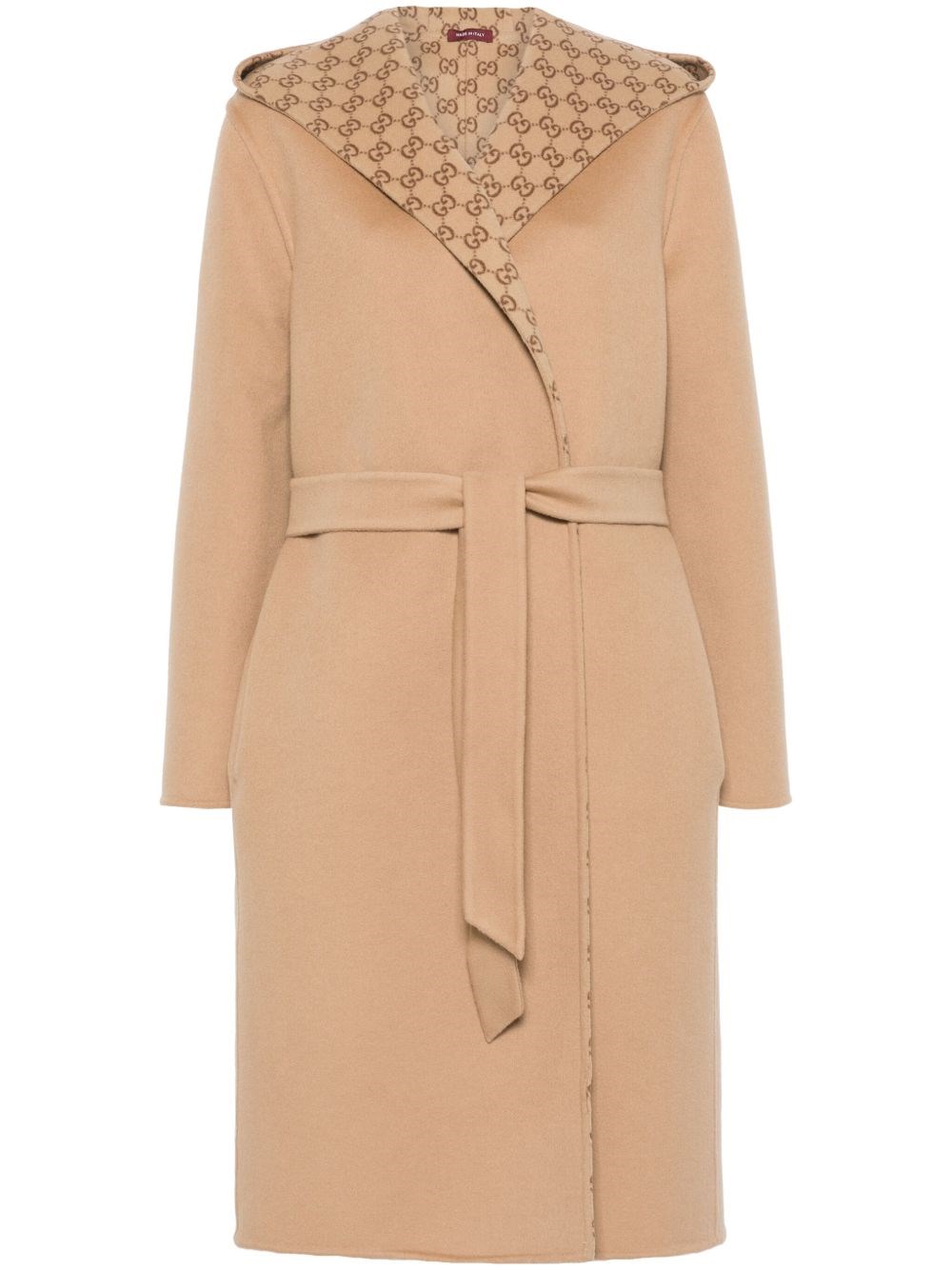 Gucci Gg Wool Reversible Coat - Gucci - Modalova