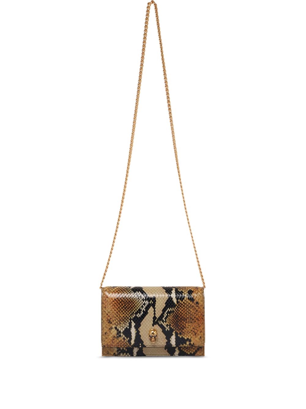 Skull Small Leather Shoulder Bag - Alexander McQueen - Modalova