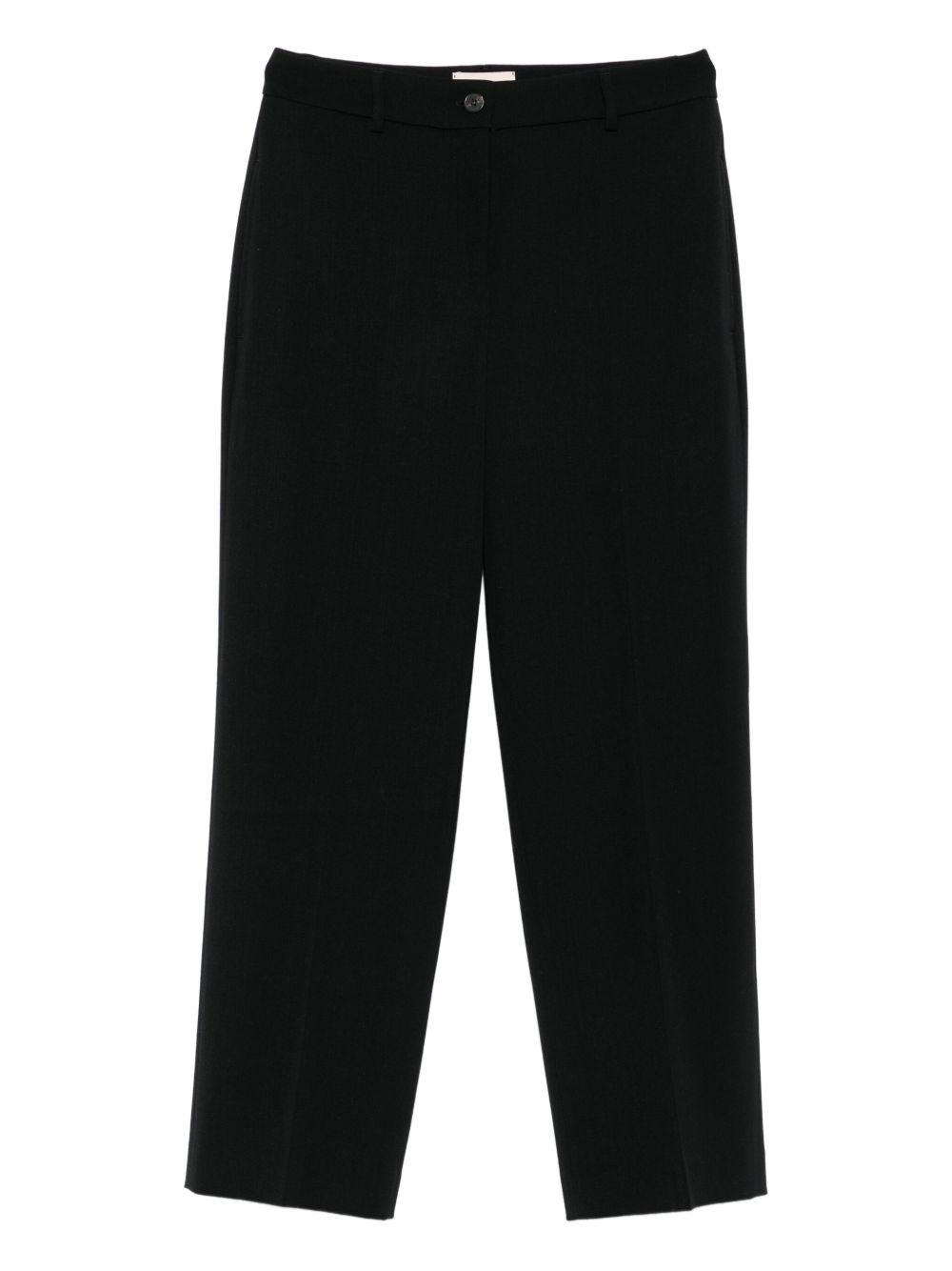 Via Masini 80 Wool Blend Trousers In Black