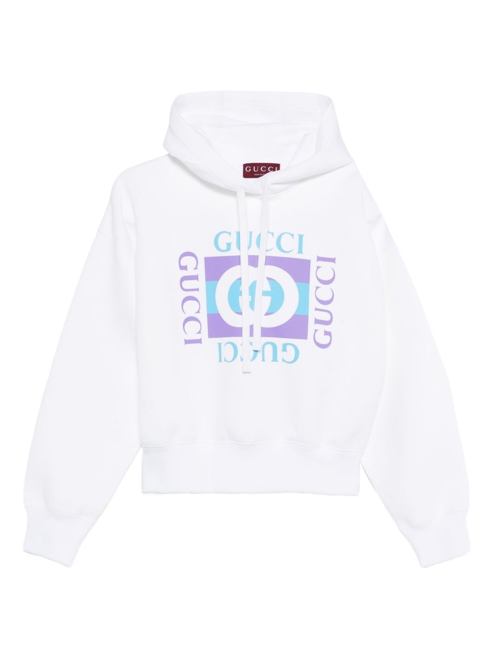 Gucci Knitwear Hoodie Drawstring Hood In White