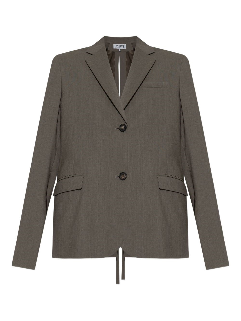 Loewe Wool Single-Breasted Jacket - Loewe - Modalova