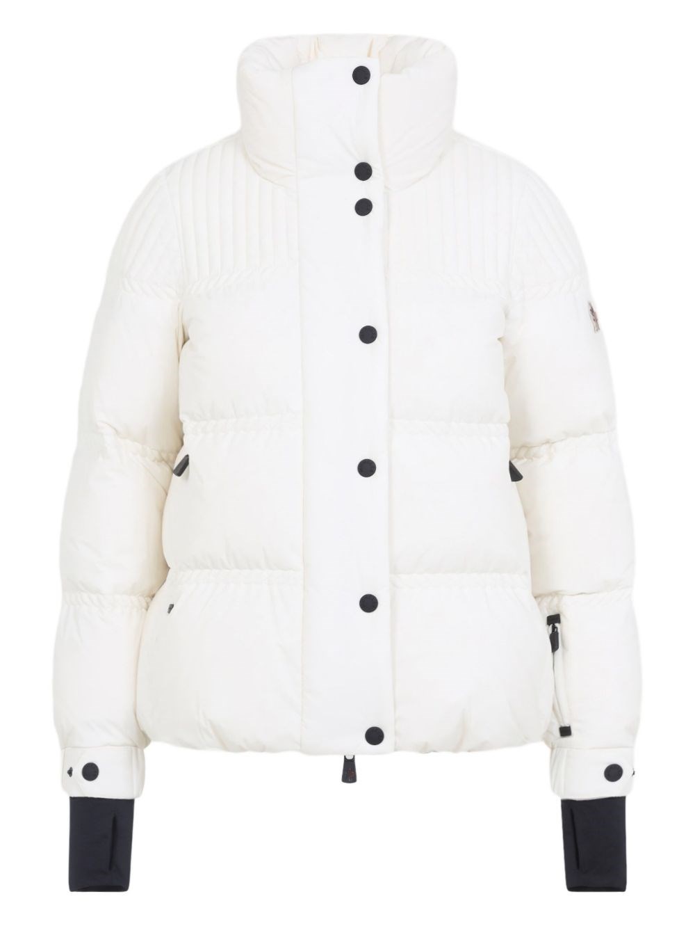 Moncler Anglin Padded Jacket With Logo-patch In White