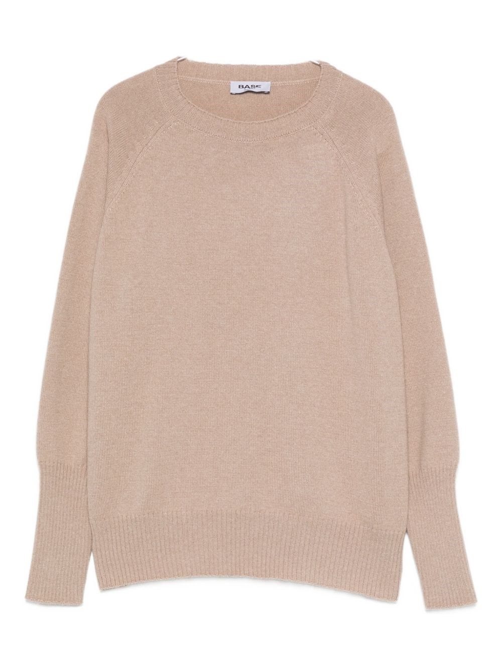 Base Crew-neck Raglan-sleeve Sweater In Brown