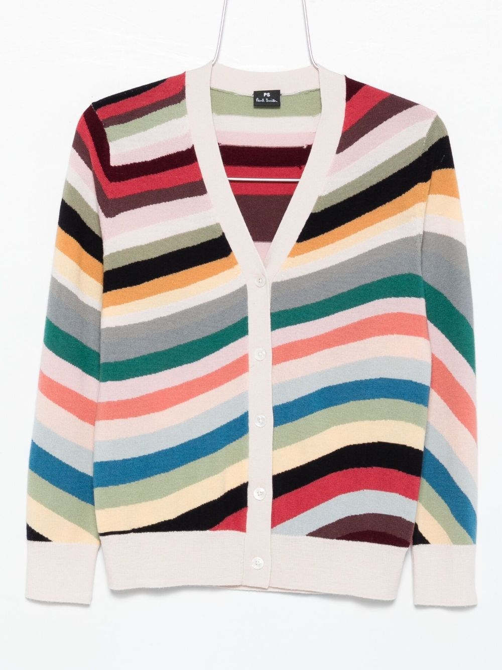 Ps By Paul Smith Ps Paul Smith Striped Wool Cardigan