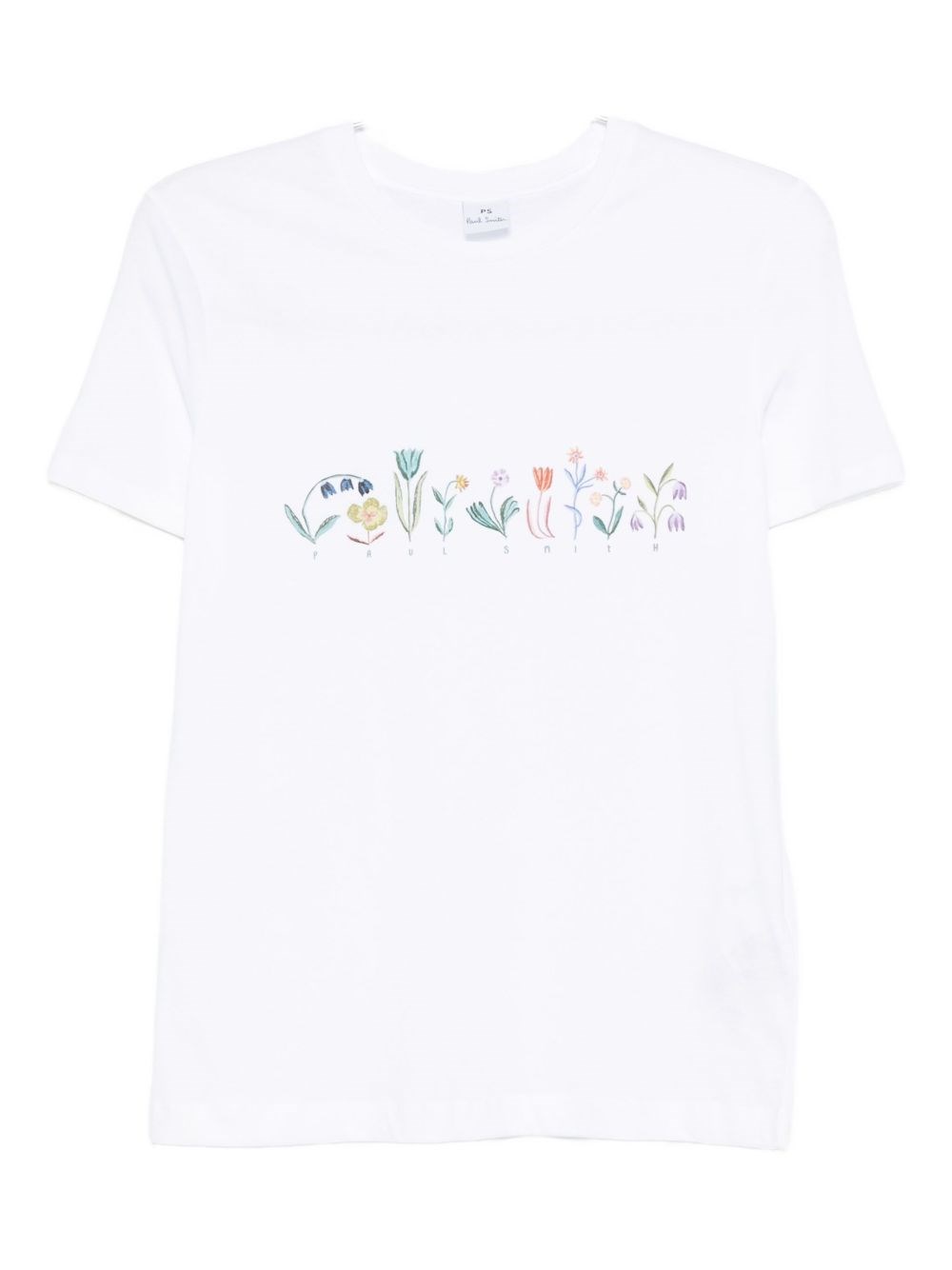 Bloom Print Cotton T-Shirt - PS PAUL SMITH - Modalova