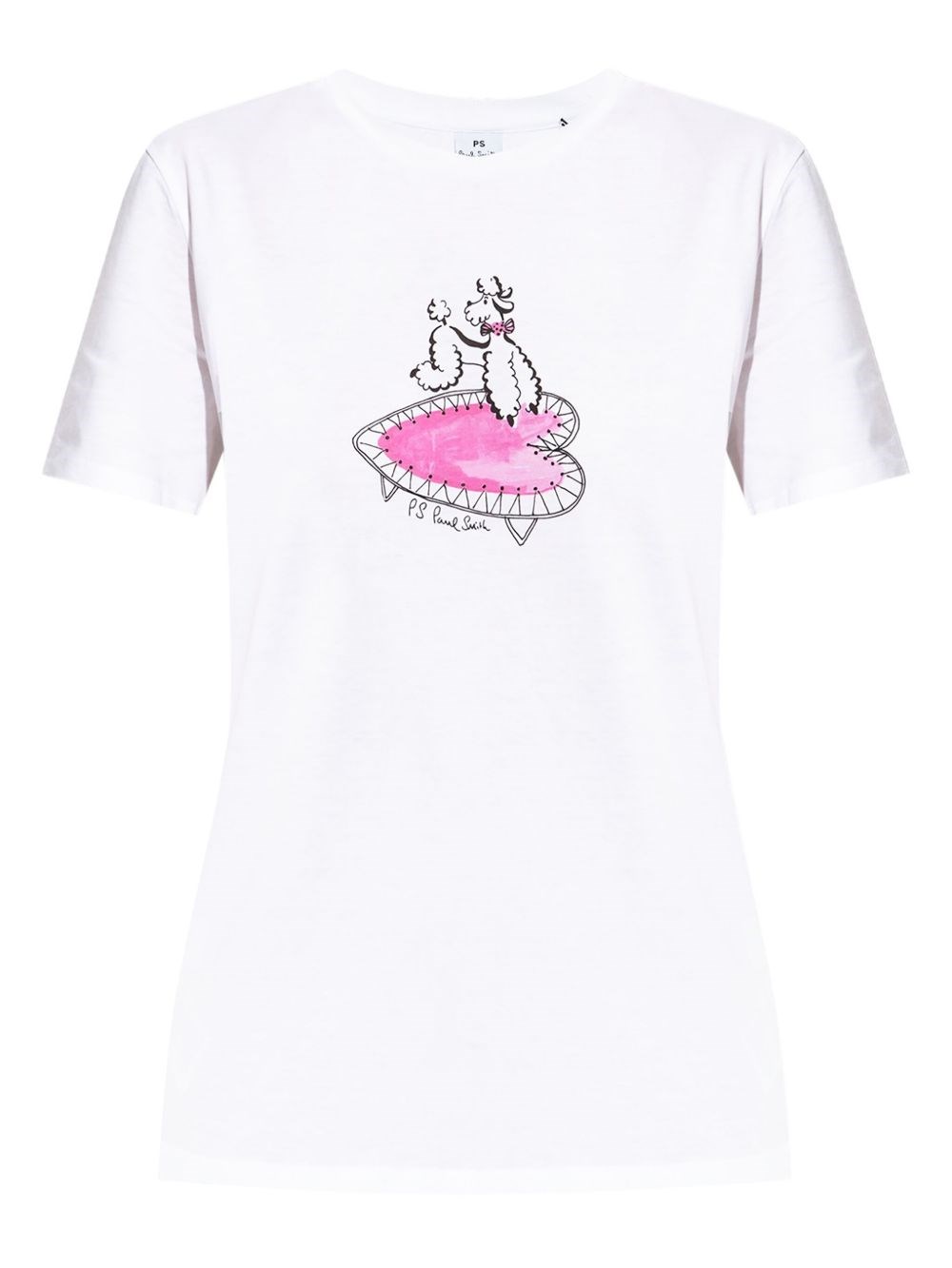 Poodle Print Cotton T-Shirt - PS PAUL SMITH - Modalova